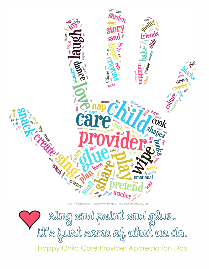Happy Child Care Worker Early Childhood Educator Appreciation Day 