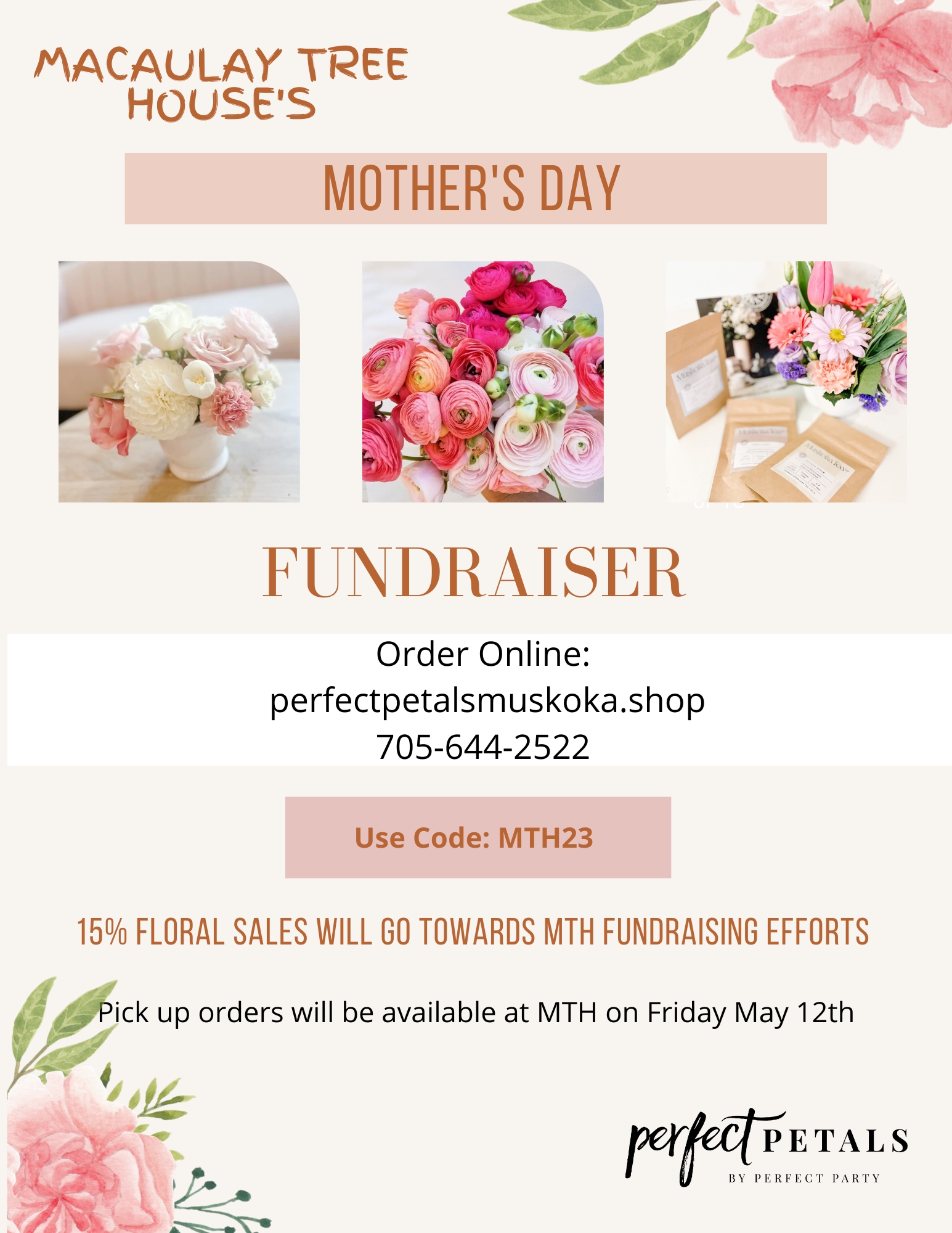 MTH Mothers Day Fundraiser Macaulay Tree House
